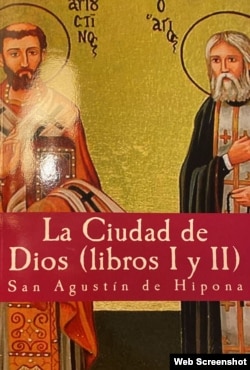 Portada de La Ciudad de Dios (libros I y II), de San Agustín de Hipona.