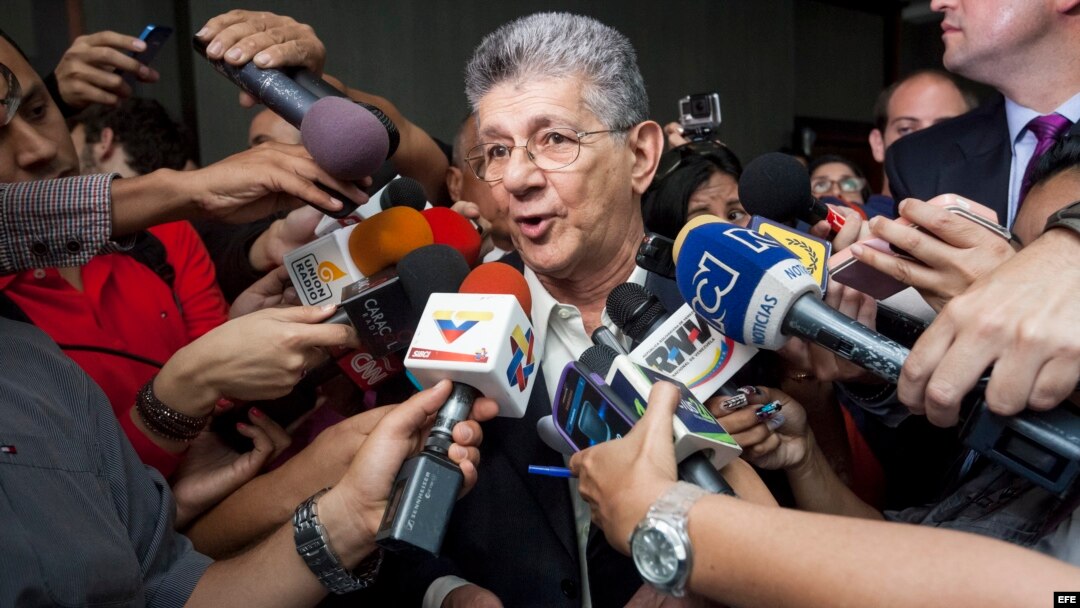 El presidente del Parlamento de Venezuela, Henry Ramos Allup. EFE