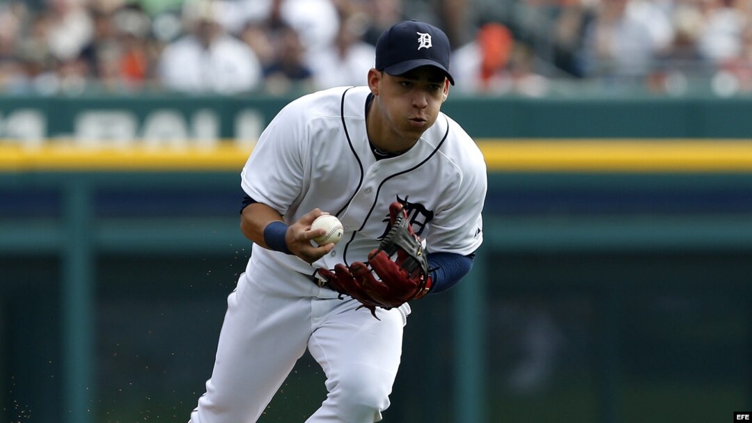 El torpedero cubano de los Tigres de Detroit, José "Candelita" Iglesias.