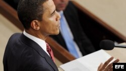 Barack Obama se dirige al Congreso 