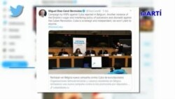 Un grupo de personas en Bruselas intentó sabotear una exposición de Derechos Humanos