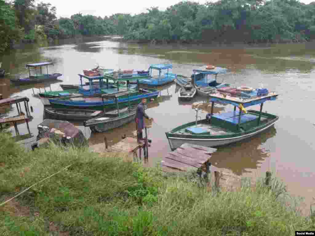 Al norte de Villa Clara&nbsp; en el Río Sagua La Grande Twitter Vanguardia