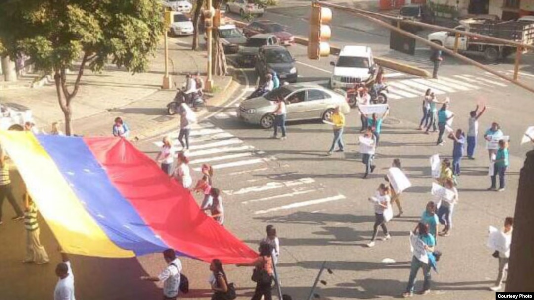 Marcha por los caidos en Venezuela