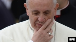El papa Francisco en El Vaticano.
