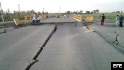 Daños provocados por un sismo en México. Foto de archivo.