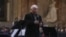 Daniel Barenboim en la catedral de Buenos Aires.