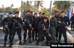 Entrenadores chinos capacitaron a Boinas Negras y otros oficiales militares.