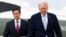 El presidente de EEUU, Donald Trump, aborda el Air Force One junto al secretario de Estado, Marco Rubio
