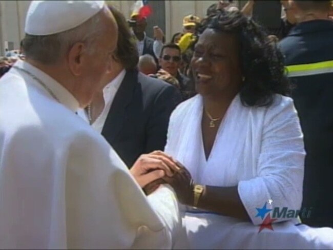 El Papa Francisco a las Damas de Blanco: “sigan adelante”