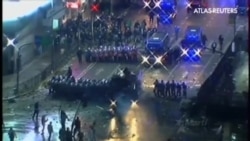 Disturbios entre hinchas radicales y policía en Buenos Aires