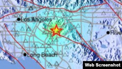 Sismo en California.