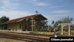 Reporta Cuba. Estación de trenes. Foto: Jotache Feria.