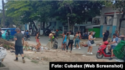 Protesta en Diez de Octubre
