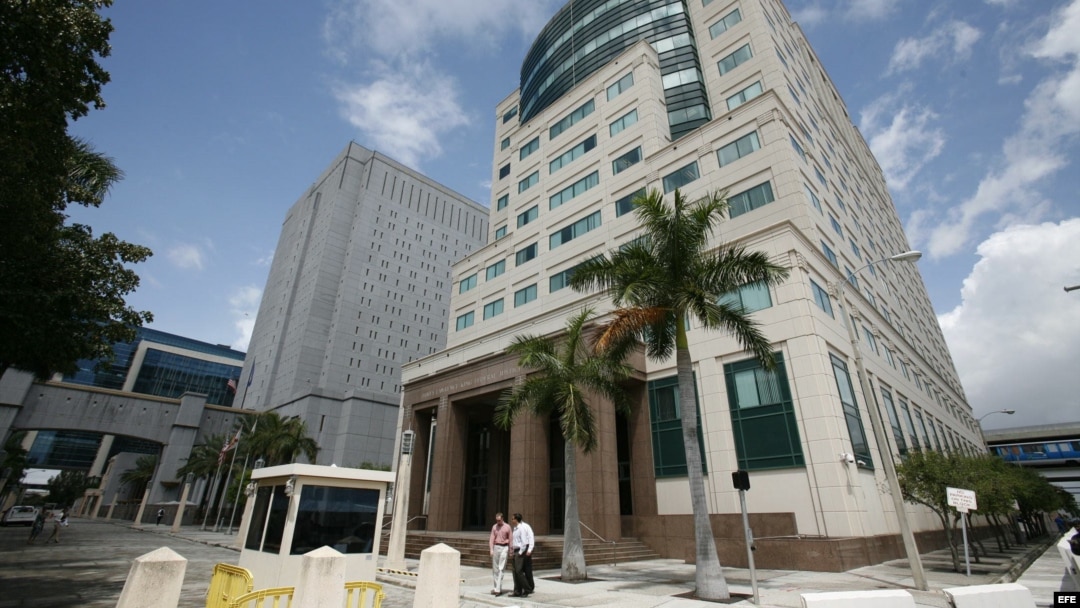 Vista del Edificio de la Corte Federal de Miami (EEUU).