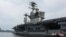 El portaaviones de la Armada de los EE. UU., USS Nimitz, anclado en la bahía de Guanabara como parte del despliegue «Southern Seas 2026» el 8 de mayo de 2026. REUTERS/Pilar Olivares