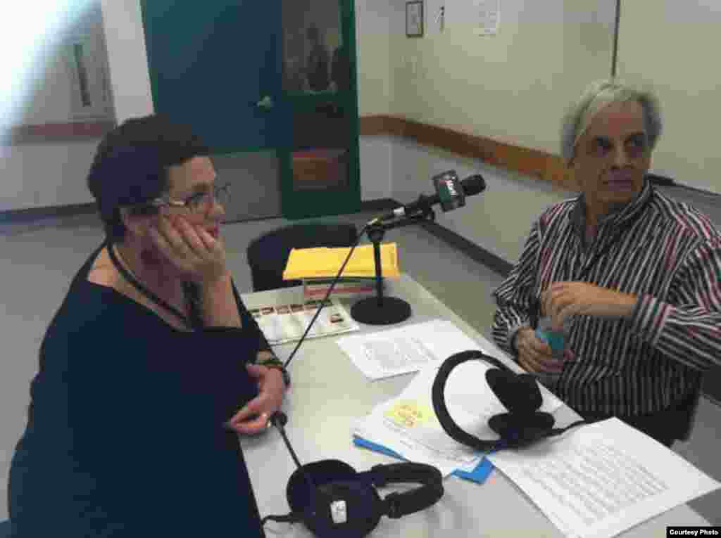 Rita Martín con Orlando González Esteva