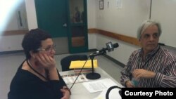 Rita Martín con Orlando González Esteva.