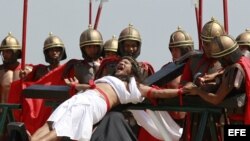  Viernes Santo en San Fernando, provincia de Pampanga, al norte de Manila, Filipinas. 