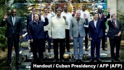Ortega, Maduro y Arce, entre los que asistieron a la Cumbre del Alba, auspiciada por Díaz-Canel, el 14 de diciembre de 2022 en La Habana.