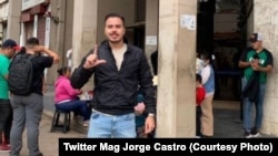 Mag Jorge Castro, ciudadano cubano y residente de Bolivia desde octubre de 2021. (Twitter).
