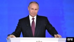 Putin pronuncia su discurso anual sobre el estado de la nación.