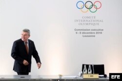 El presidente del Comité Olímpico Internacional (COI), el alemán Thomas Bach.