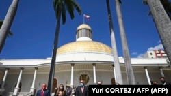 Edificio de la Asamblea Nacional de Venezuela. Foto: Yuri CORTEZ / AFP.