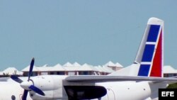 Avión de Cubana de Aviación 