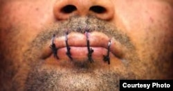 Coserse los labios es una de las formas menos dañinas de las autoagresiones a que se someten los presos cubanos (Cubanet).