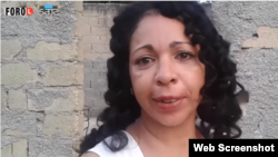 Aimara Nieto Muñoz, prisionera política y Dama de Blanco, residente de La Habana pero confinada en una prisión de Las Tunas.