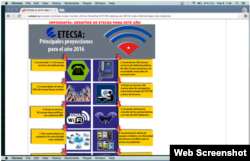 Logo de Connect Cuba en página de ETECSA.