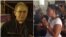 Feligreses cubanos (a la derecha) escuchan el mensaje del líder de la Iglesia Católica de Cuba, Cardenal Juan de la Caridad García Rodríguez, transmitido por la televisión cubana.