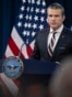 El secretario de Guerra, Pete Hegseth, en una conferencia de prensa sobre la Operación Furia Épica en el Pentágono, Washington, D.C., el 4 de marzo de 2026. (Foto del Departamento de Guerra. Alexander Kubitza)