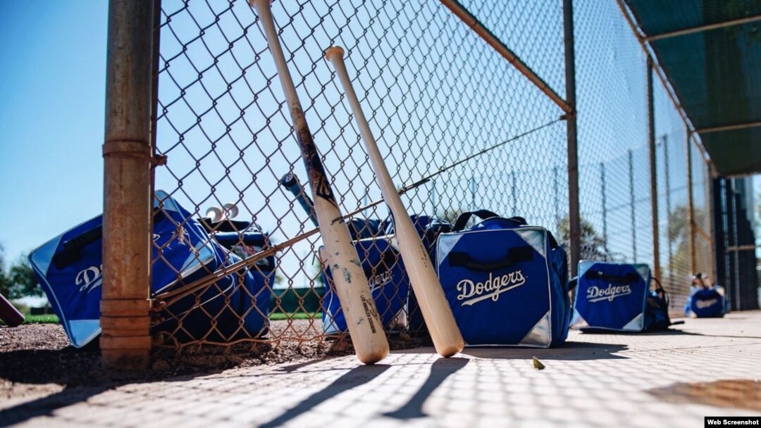 Foto tomada del twitter de Los Dodgers.