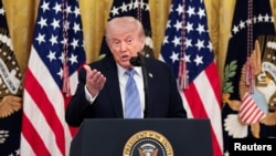 El presidente Donald Trump en una imagen en la Casa Blanca