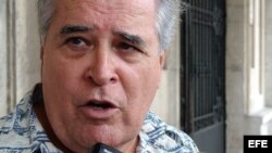 Elizardo Sánchez, presidente de la ilegal Comisión Cubana de Derechos Humanos y Reconciliación Nacional