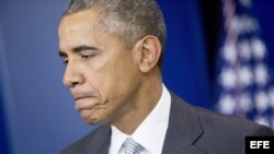 El presidente Barack Obama condena los atentados de París. EFE