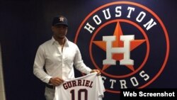 Yulieski "Yuli" Gurriel, primera base de los Astros de Houston. 