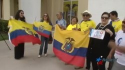 Ecuatorianos en el sur de la Florida critican cambio del recinto de elecciones