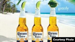 Cerveza mexicana Corona 