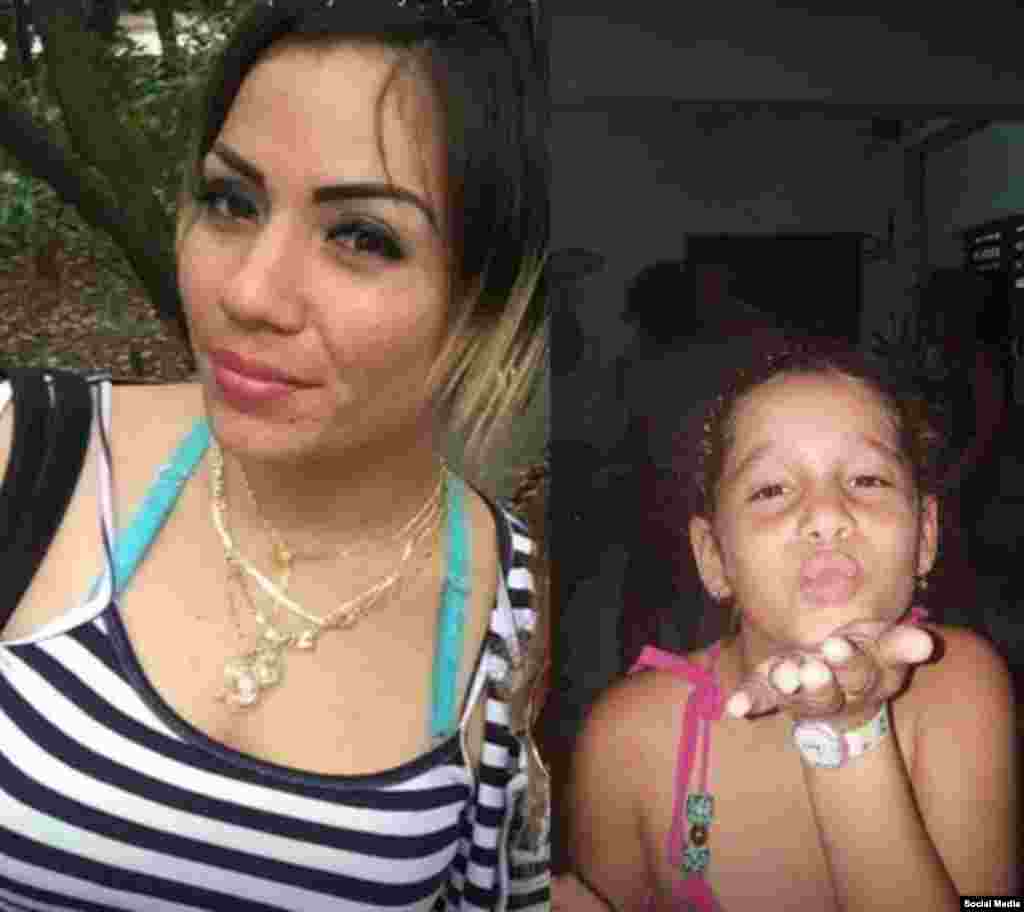 Víctimas del accidente aéreo: Suyén Lisandra Figueredo y su hija Alexa (Aviación en Cuba)
