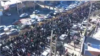 En Bojnourd, en la provincia de Khorasan del Norte, se reportó una de las marchas más grandes durante las protestas en Irán
