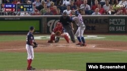 Yoenis Céspedes ha conectado 32 cuadrangulares esta temporada.