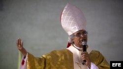 El cardenal Leopoldo Brenes.