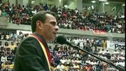 Opositores venezolanos arremeten contra el Vicepresidente Nicolás Maduro