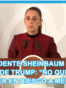 Presidente Sheinbaum sobre orden de Trump: "No queremos poner en riesgo a México"