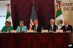 Reunión sobre seguridad, en Palacio Nacional, en la Ciudad de México, el 5 de octubre de 2023.