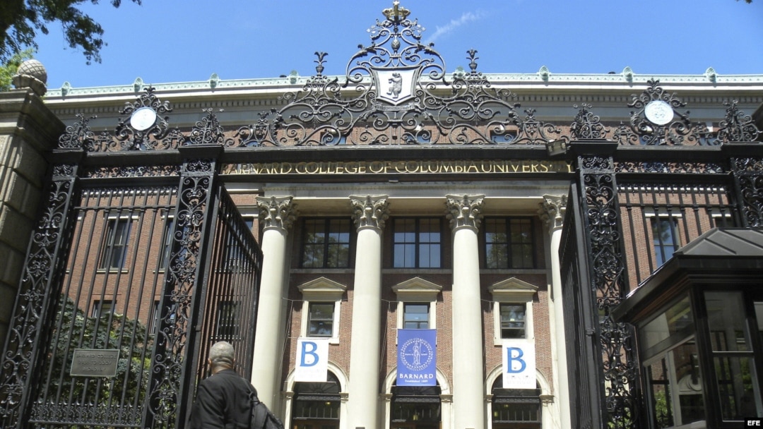 Fachada del Columbia University Barnard College en Nueva York (Foto: Archivo).