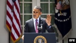 Presidente de Estados Unidos, Barack Obama, el viernes 15 de junio de 2012