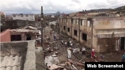 Baracoa después del huracán, una vista publicada en redes sociales desde Cuba.